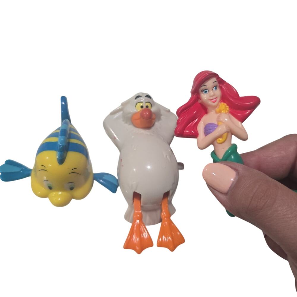 Vintage 3 pc little mermaid toys